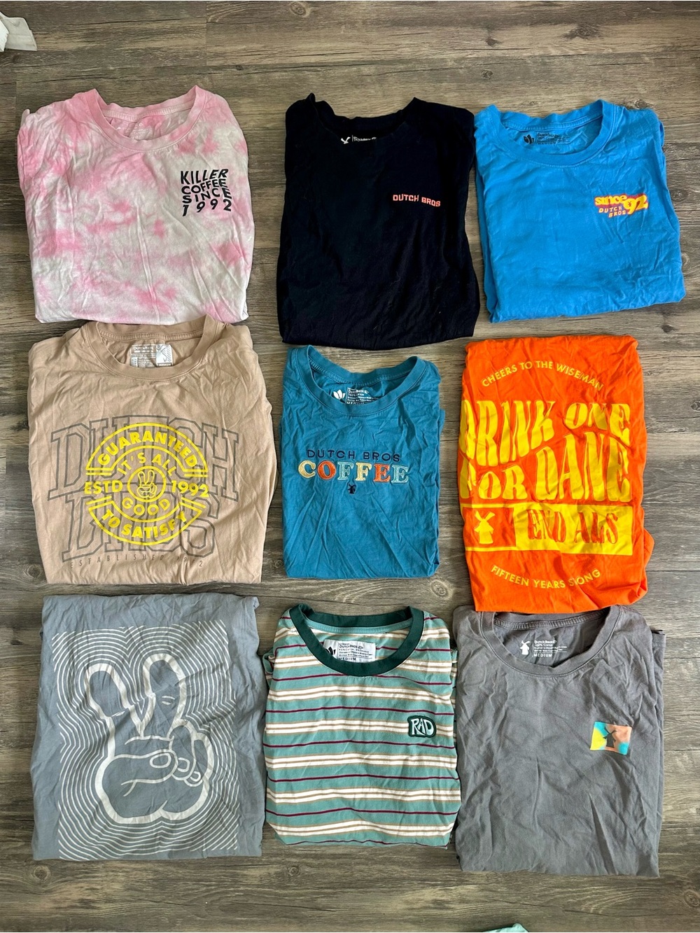 Dutch Bros Shirts (bundle of 33)
